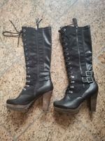 Tamaris Stiefel Gr. 38 Schwarz Schuhe Schwarz zum schnüren Berlin - Zehlendorf Vorschau