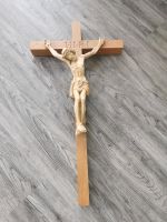 Großes stabiles Hokzkreuz, geschnitzte Figur, Kruzifix Nordrhein-Westfalen - Gütersloh Vorschau