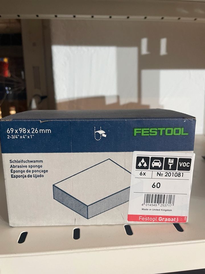 Festool Schleifschwamm NEU 800 oder 36 oder 60 oder 120 oder 220 in Schwerin