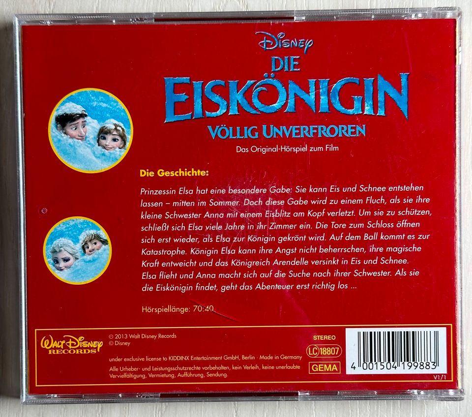 Hörspiel-CD Disney's 'Die Eiskönigin - völlig unverfroren' in Leipzig