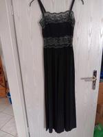 Langes schwarzes Kleid mit Spitze  36/38 Hessen - Eltville Vorschau
