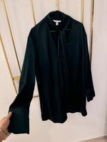 H&M Satinkleid M 38 dunkelgrün Berlin - Mitte Vorschau