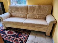 Couch und Sessel zu verschenken Creme farbig Sachsen - Frankenberg (Sa.) Vorschau