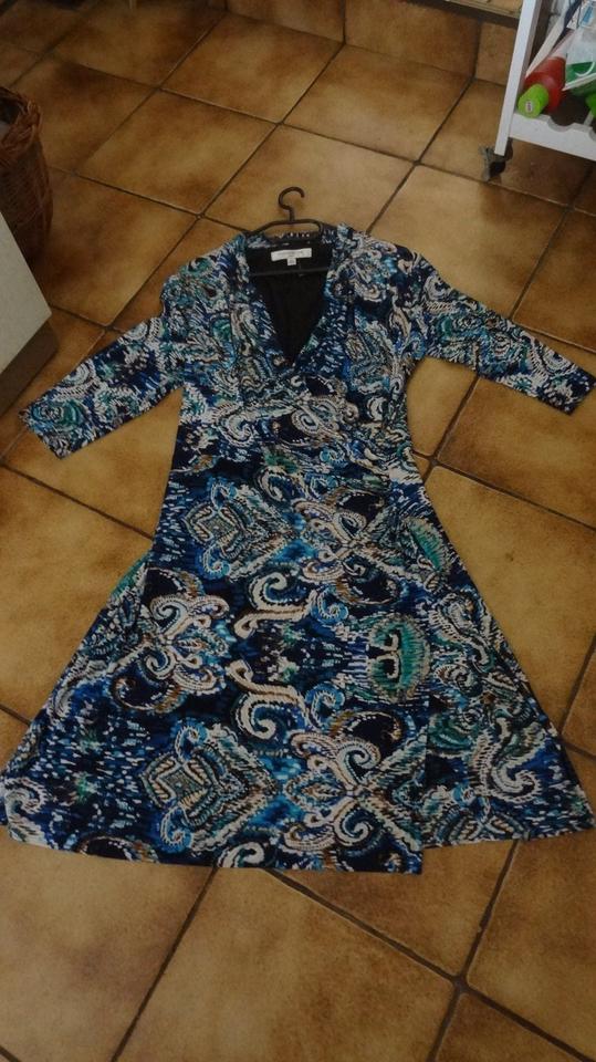 EVAN PICONE   Kleid Bunt gemustert   3/4 Arm   Gr. 44-46 in Reichenbach-Steegen