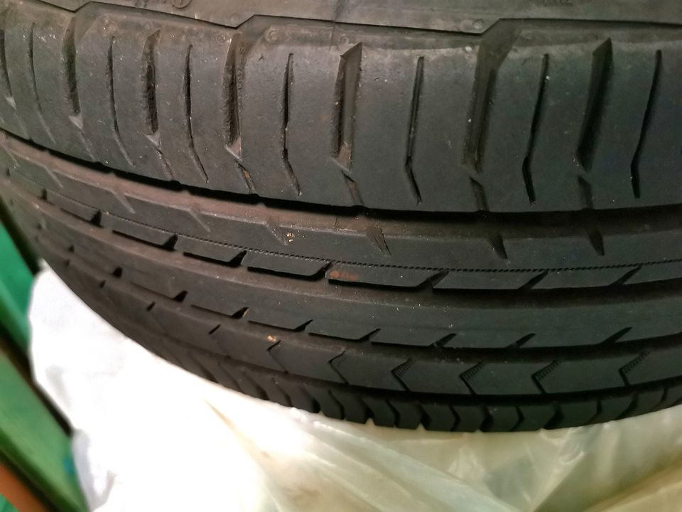 4x Alufelgen + 4x Sommerreifen Continental 205/55 R17 95V XL in Saarbrücken