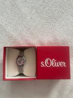 Uhr in grau mit blume von S.Oliver Thüringen - Zella-Mehlis Vorschau