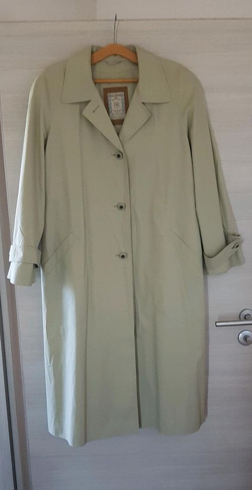 Exklusiv PETER HAHN Trenchcoat Mantel übergangszeit beige neu 40 in Querfurt