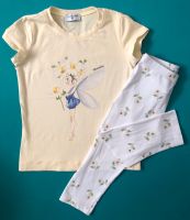 Monnalisa‼️Sommer Set Shirt und Blumen Leggings Gr.4 Jahre Top‼️ Frankfurt am Main - Eckenheim Vorschau