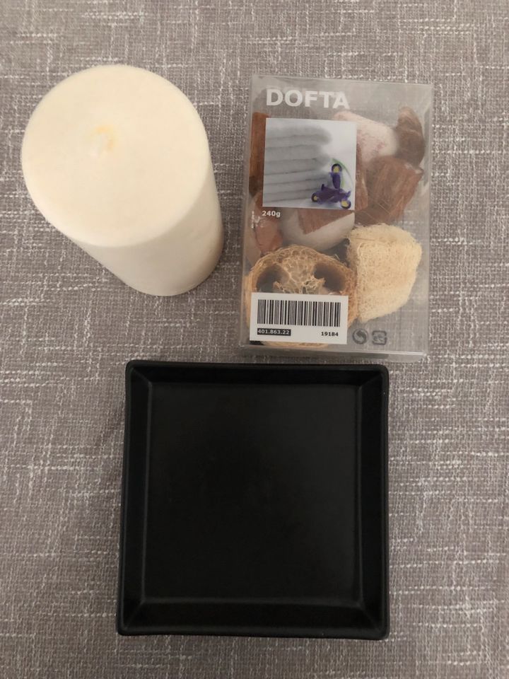 Ikea Tablett mit Potpourri Dofta und Kerze NEU Deko in Celle