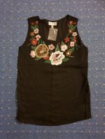 OVP Neu Bluse Top ärmelloses Oberteil mit feinen Perlen Blumen Bremen - Vegesack Vorschau