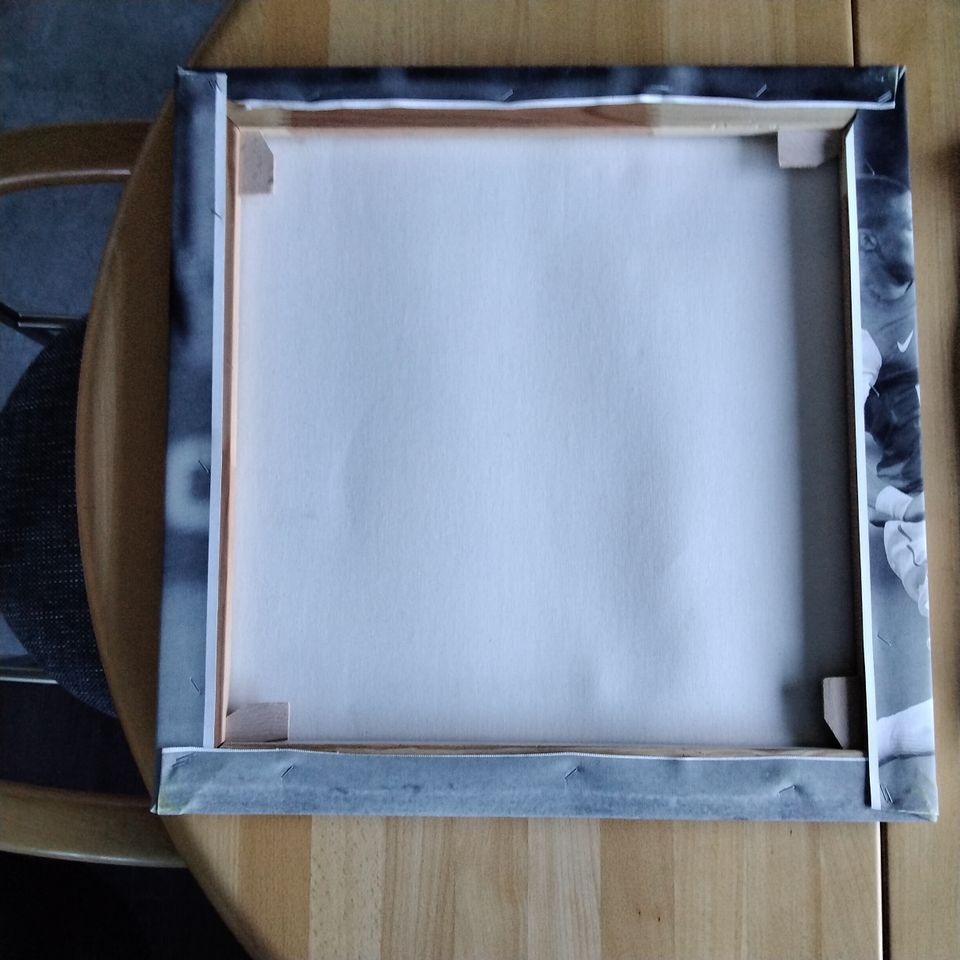 Mario Götze Kunstdruck auf Holzrahmen, 50x50x2 cm, gebraucht in Bretten
