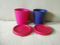 Becher Trinnkbecher Tupperware blau pink Camping Picknick Niedersachsen - Sarstedt Vorschau