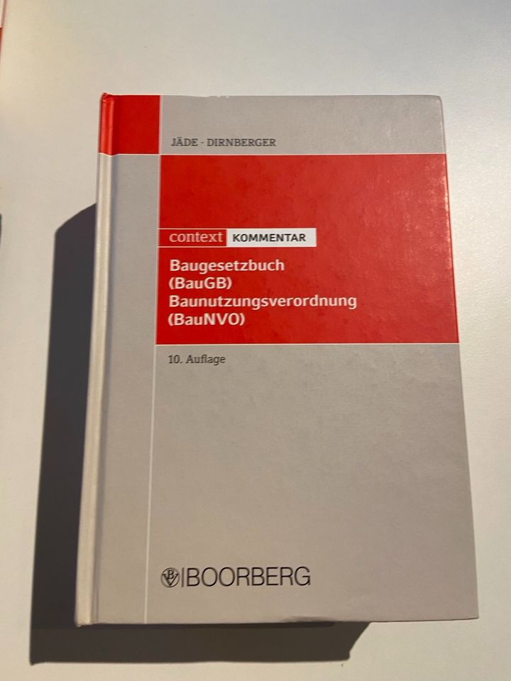 Jäde/Dirnberger- Baugb Kommentar - 10. Auflage in Marktrodach