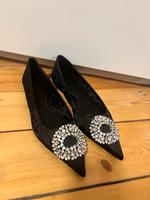 Zara Strass Ballerinas Flats schwarz Glitzer Gr. 41 Vegesack - Schönebeck Vorschau