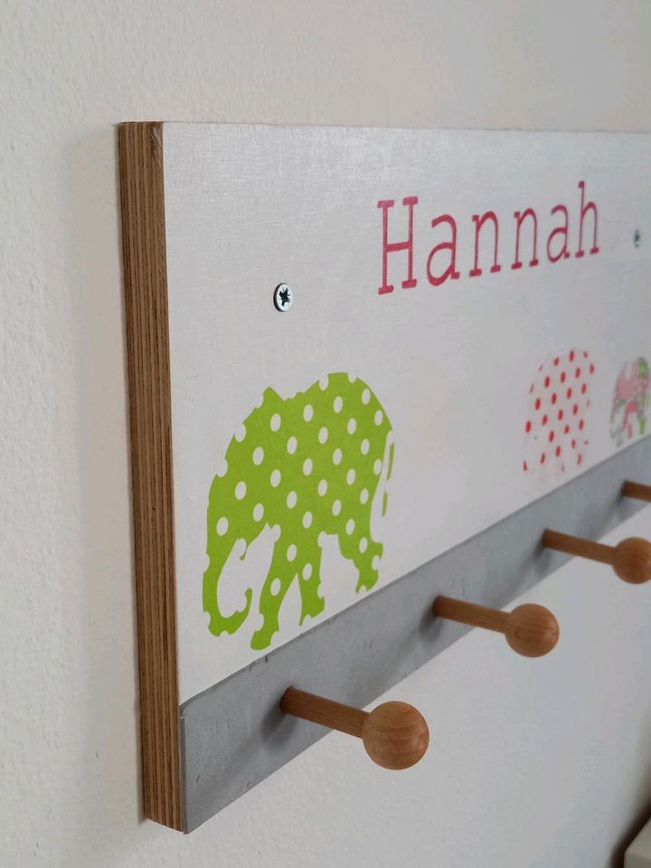 Kinder Garderobe Hakenleiste "Hannah" in Schwabhausen