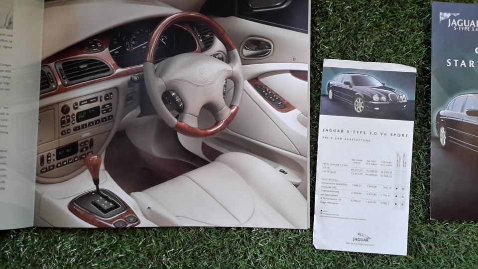 Prospekt Jaguar S-Type 3.0 V6 Sport mit Preisliste in Havelaue