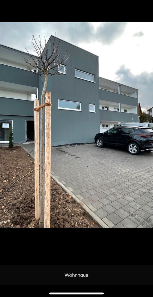 Erstbezug 9-Familienhaus: freundliche 3-Zimmer-Wohnungen zu vermi in Rottenburg a.d.Laaber