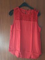 Rote Bluse Chiffontop Gr 40 Only Schleswig-Holstein - Ellerau  Vorschau