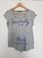 Print T-Shirt Edc Esprit, V-Neck, Gr. XS / 34, grau Bayern - Gauting Vorschau