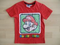 Shirt mit Wendepailletten, Super Mario, rot, Gr. 98/104 Bayern - Niederwerrn Vorschau