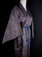 Antike Haori Yukata Jacke Seide Kimono Japan Royal Blau Braun Friedrichshain-Kreuzberg - Friedrichshain Vorschau