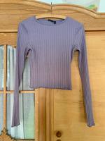 ASOS Design langärmeliges Oberteil cropped Shirt lilac Größe 38 M Bayern - Bayreuth Vorschau