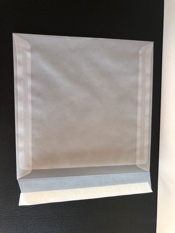 10 Stck Briefumschläge 160x160 mm Transparent weiß in Gomaringen