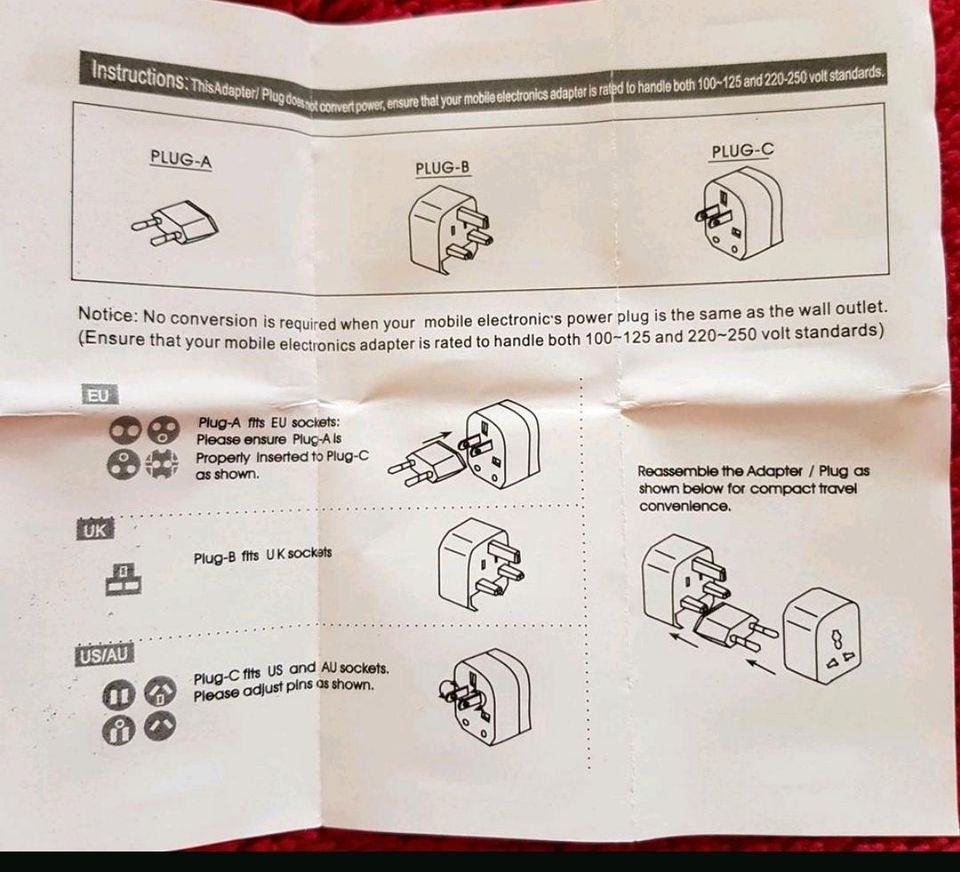 ❗️neuer universeller Reiseadapter❗️ in Ruderting