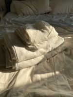 Zara Home Bettbezug gewaschenes Leinen (weiß) Friedrichshain-Kreuzberg - Friedrichshain Vorschau