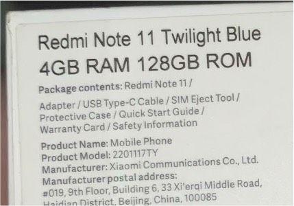 Redmi Note 11 Twilight Blue 128gb in Berlin