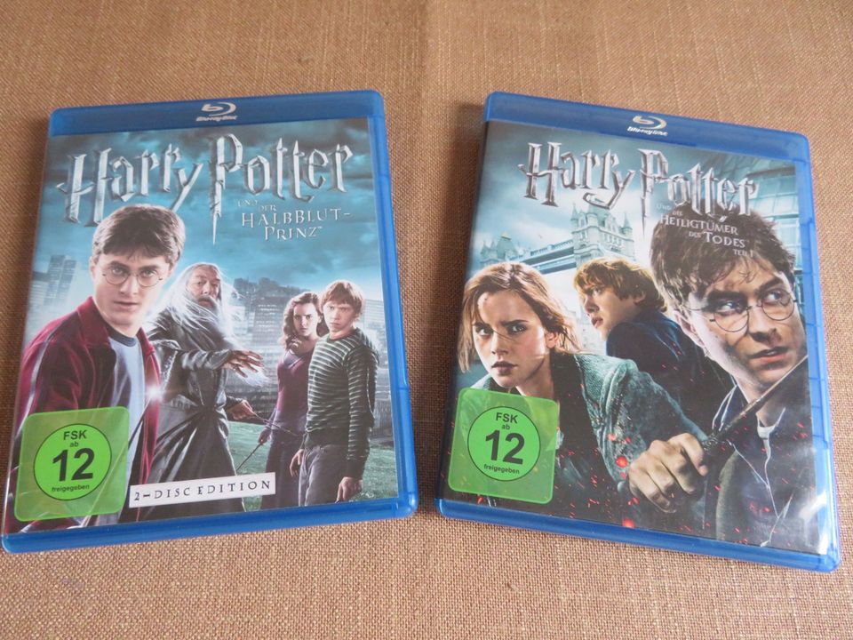 Harry Potter Blu-ray Halbblutprinz und Heiligtümer des Todes in Magdeburg