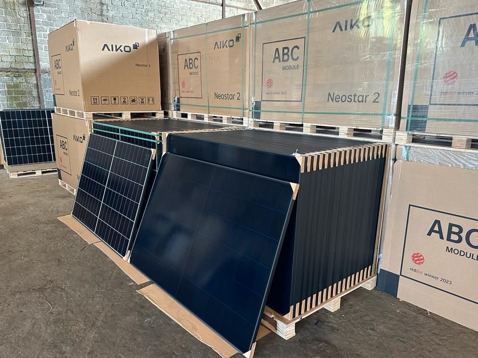 AIKO MAH60Db 510 Watt Doppelglas PV-Modul Solar Photovoltaik in Luckenbach