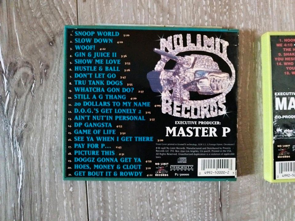 Master P Snoop Dogg No Limit Records Hip Hop *RARE* in Stuttgart