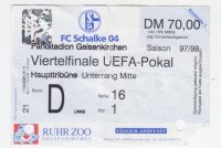 Ticket UEFA Pokal FC Schalke 04 - Inter Mailand 17.03.1998 Hessen - Lahntal Vorschau