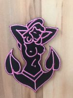 #30 Patch Frau Anker Rosa - Biker Kutte Weste Aufnäher Bayern - Krailling Vorschau