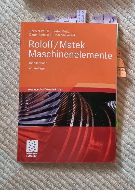 Roloff Matek Maschinenelemente Tabellenbuch in Ravensburg