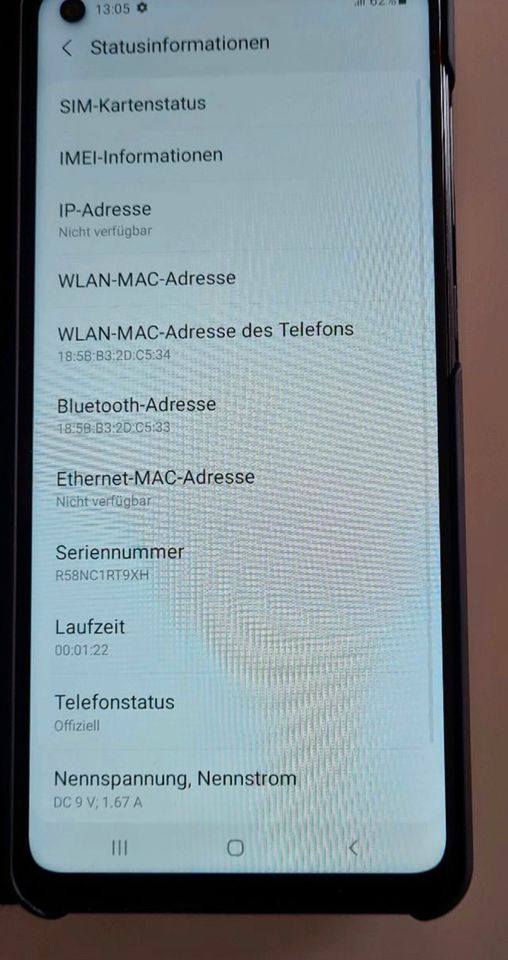 Samsung Galaxy  Modell A21S in Ismaning