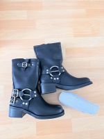 Stiefel, Biker Boots, Halbstiefel, Gr. 37, schwarz, neu Mitte - Wedding Vorschau