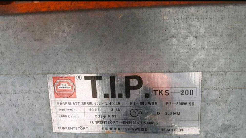 T.I.P Werkzeuge Tischkreissäge Holz Schneider Sägeblatt Kreissäge in Beelitz