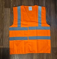 Polyester Warnweste in Orange Gr. XL 2XL 3XL 4XL Sachsen - Borna Vorschau