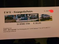 30 € Reisegutschein für EWÜ BUS touristik Nordrhein-Westfalen - Siegen Vorschau