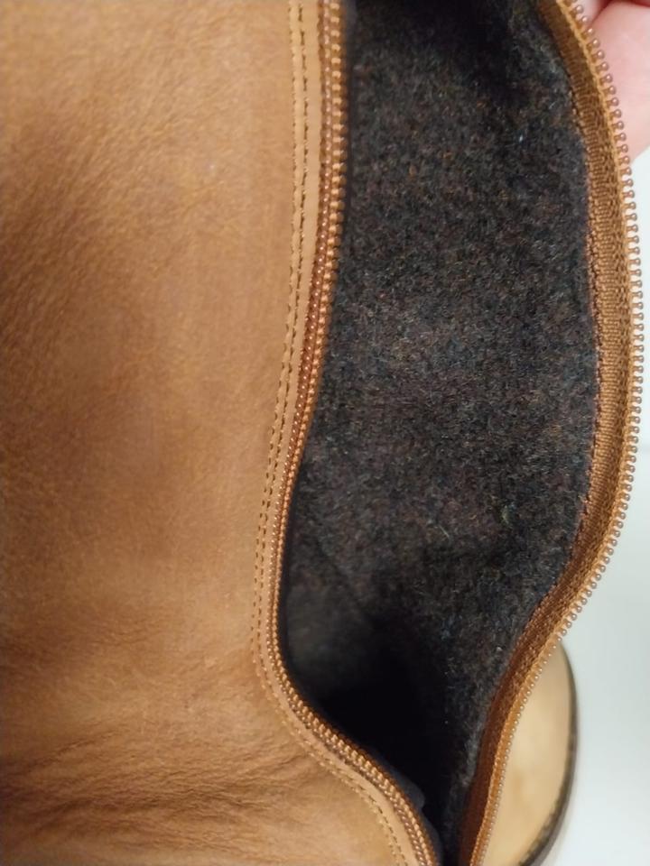 Stiefel Langschaft echtleder Nubukleder Vintage Cognac gr. 37 in Kaltenkirchen