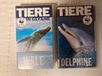 2 VHS-Kassetten: TIERE in GEFAHR Delphine/Wale Baden-Württemberg - Illingen Vorschau