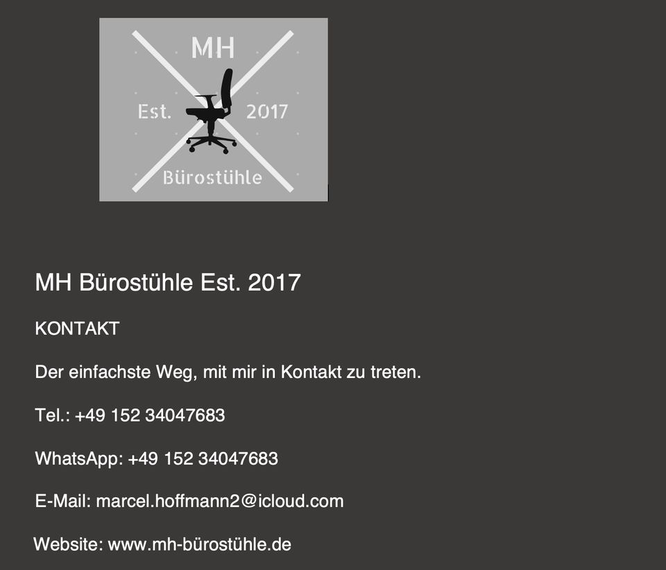 Wagner ErgoMedic 100-3 Bürostuhl mit Kopfstütze - schwarz ⭐️TOP⭐️ in Lüdenscheid