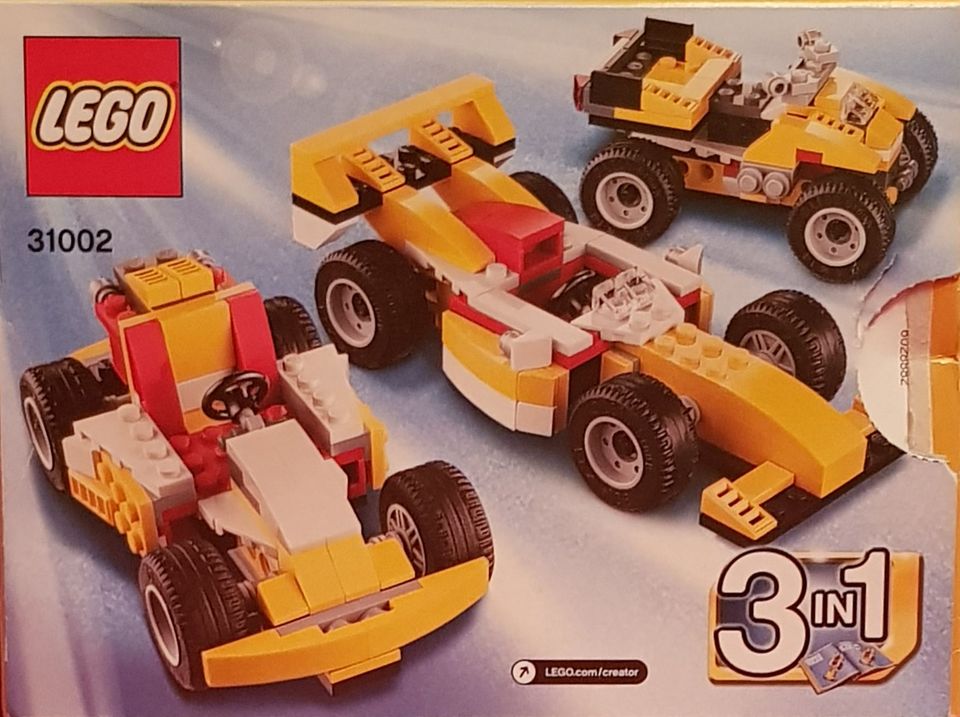 Lego 31002 Creator 3 in 1 Rennwagen Buggy,vollständig, OVP, gebr. in Kassel