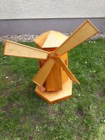 Große Windmühle Garten Deko Handgemacht Holz selten Dresden - Innere Altstadt Vorschau