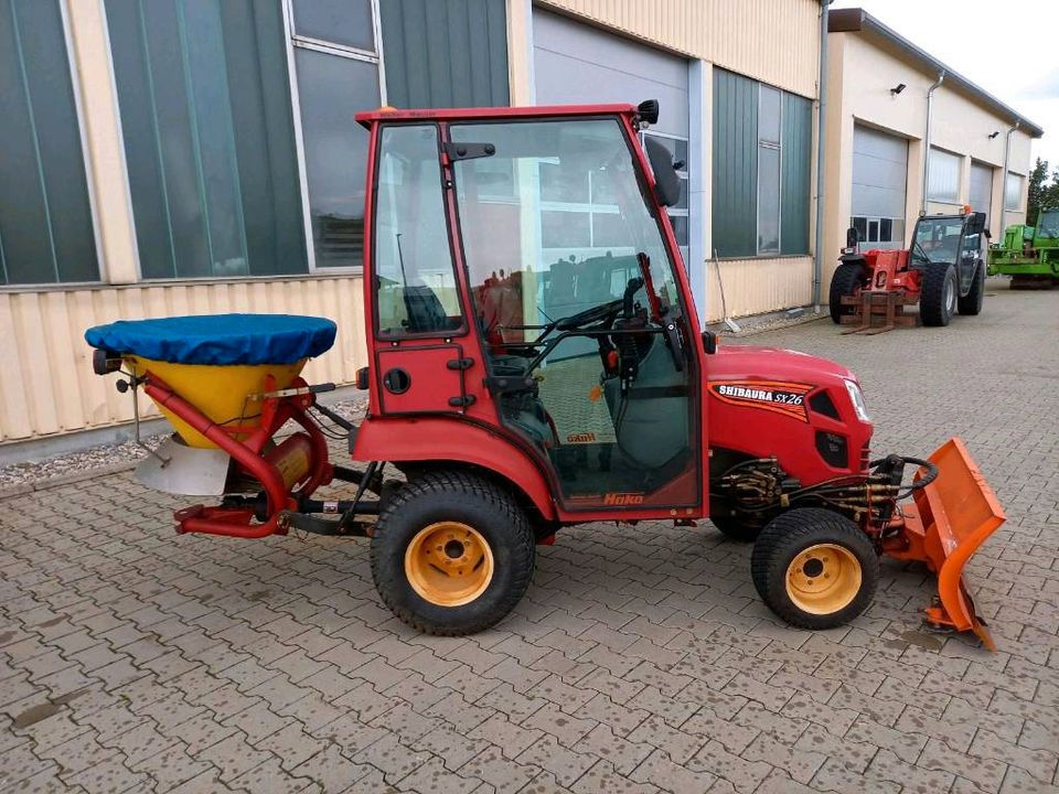 Shibaura SX26,orig. 200h,Winterdienst,no Iseki,no Hako,no Kubota in Dirlewang