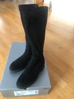 Damenstiefel Gr. 38 1/2, Wildleder, schwarz Baden-Württemberg - Großerlach Vorschau