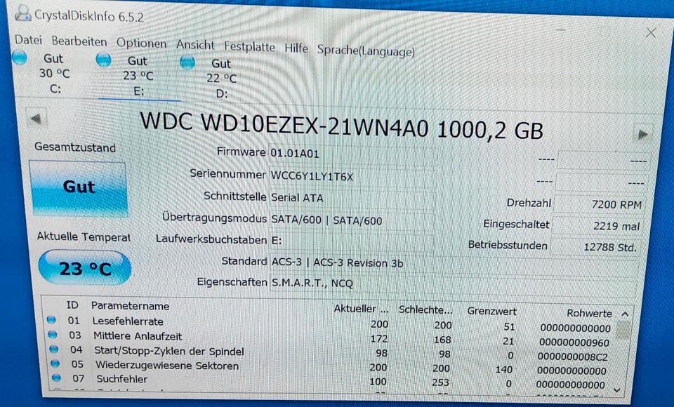 Western Digital 1 TB HDD top Zustand! in Karlsruhe