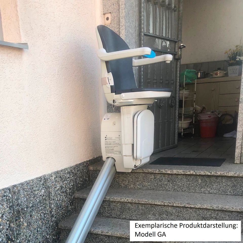 Treppenlift  gerade, Kurve, für innen, aussen, neu und gebraucht in Bodenheim